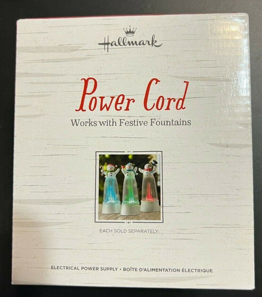 Hallmark Power Cord Woks With Festival Fountains