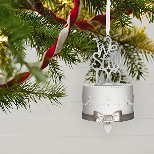 Hallmark Keepsake 2017 We Still Do Porcelain and Metal Dated Anniversary Christmas Ornament