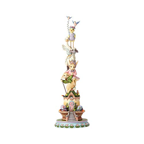 Jim Shore Heartwood Creek Lighted Stacked Easter Figurine 4060312