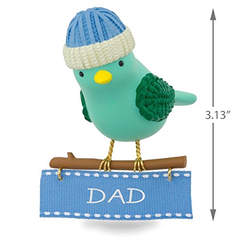 Hallmark Keepsake 2017 Winter Bird Dad Christmas Ornament