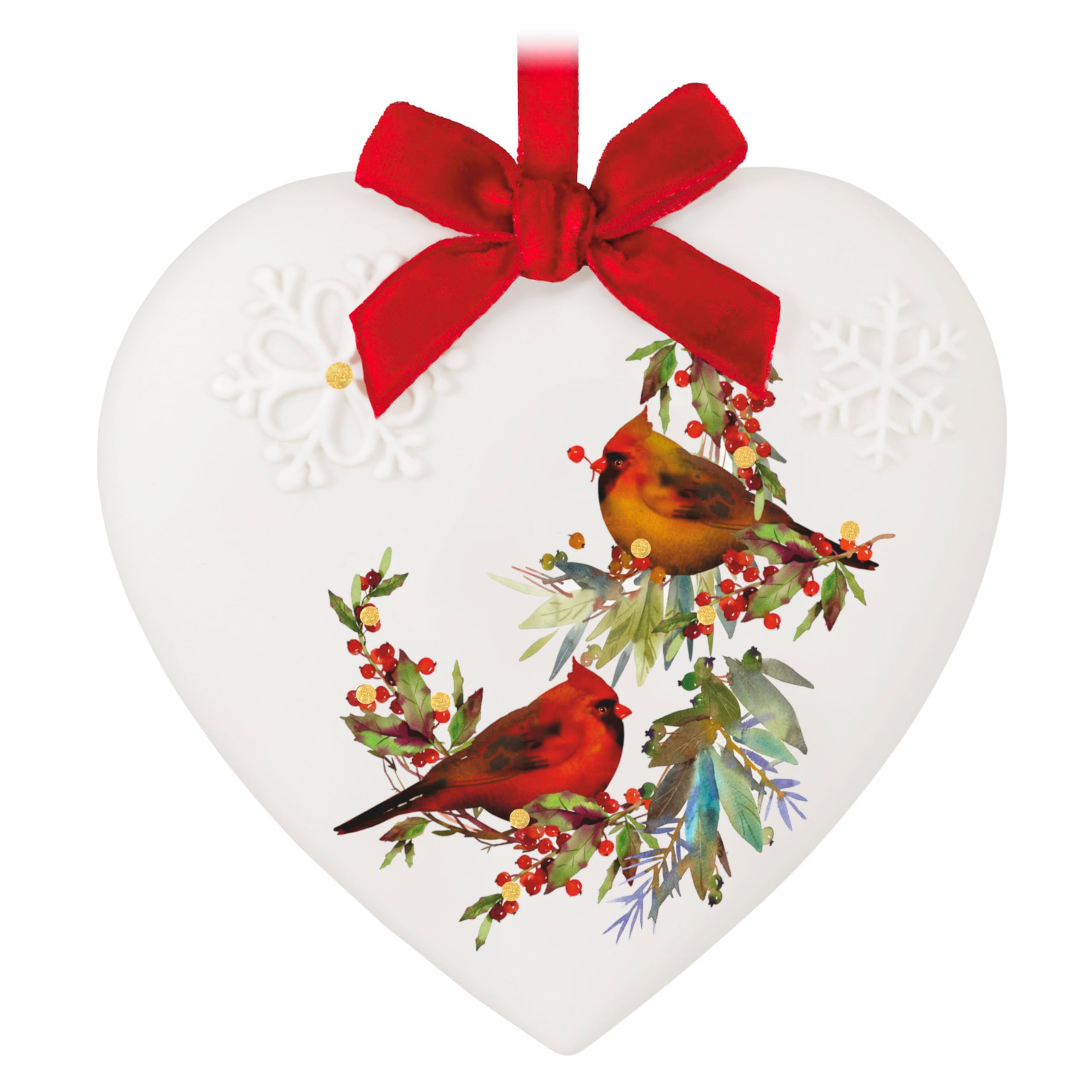 ORN CHRISTMAS CARDINALS
