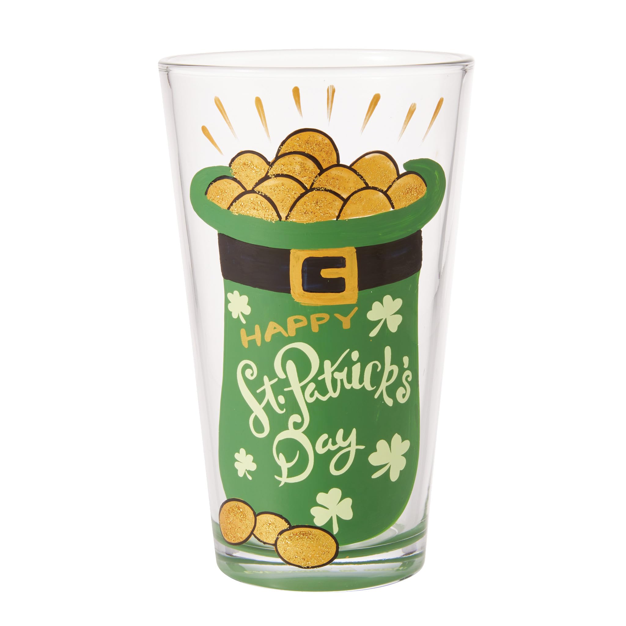 ST PAT BEER GLASS