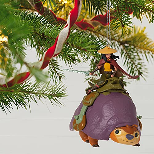 Hallmark Keepsake Christmas Ornament 2021, Disney Raya and The Last Dragon Raya and Tuk Tuk