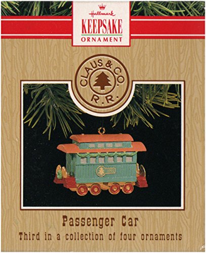 Hallmark Keepsake Ornament – Claus & Co. R.R. Passenger Car – Third in Series (XPR9732)
