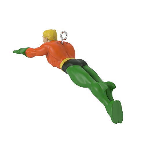 Hallmark Keepsake Mini Christmas Ornament 2019 Year Dated DC Comics Justice League Aquaman Miniature, 1.13"
