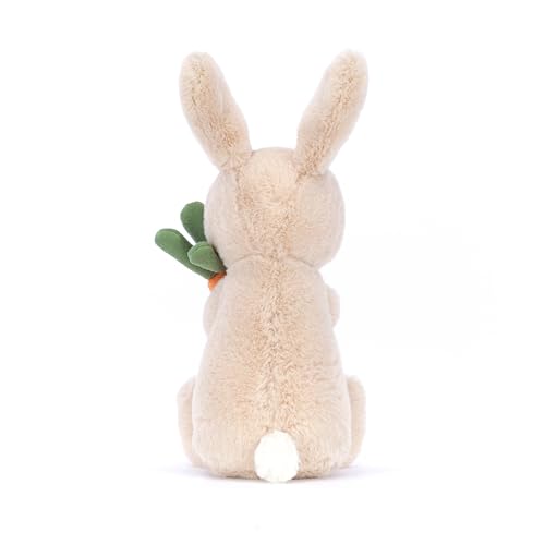 Jellycat Bonnie Bunny with Carrot Stuffed Animal, 7 inches| Rabbit and Bunny Plush Toy | Classic Children's Gift