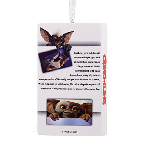 Hallmark Gremlins Retro Video Cassette Case Christmas Ornament