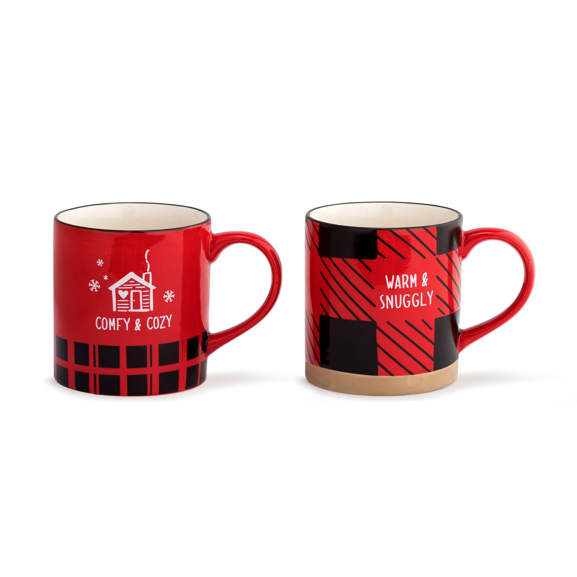 Comfy & Cozy + Warm & Snuggly Mug Set of 2