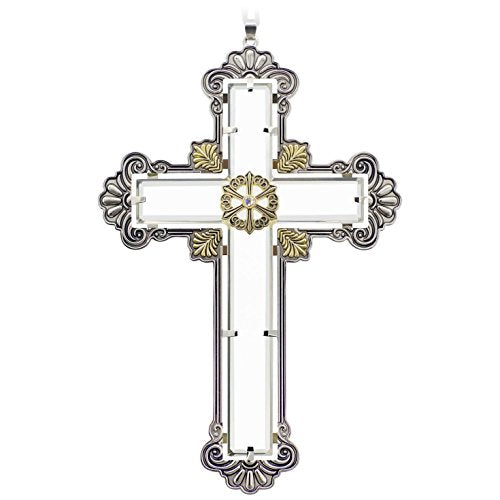 Hallmark Keepsake 2017 Radiant Cross Premium Glass Christmas Ornament