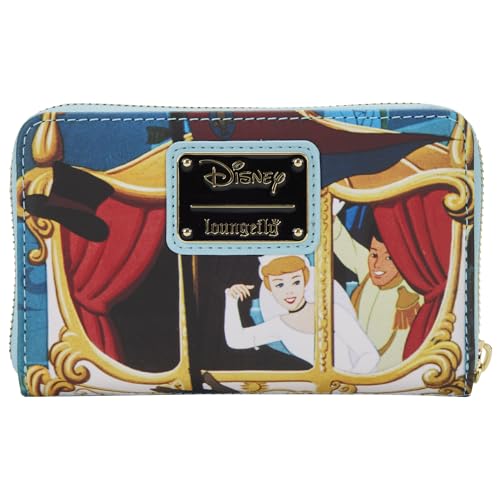 Loungefly DISNEY CINDERELLA PRINCESS SCENE ZIP AROUND WALLET