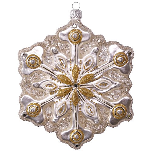 Hallmark 2017 Sparkling Snowflake Premium Glass Ornament