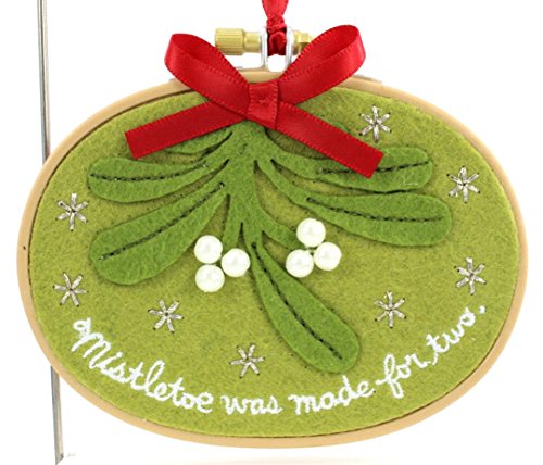 Hallmark Keepsake Ornament Together Under The Mistletoe Felt 2015