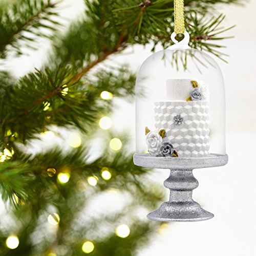 Hallmark Signature Wedding Cake Ornament "Made For Each Other"