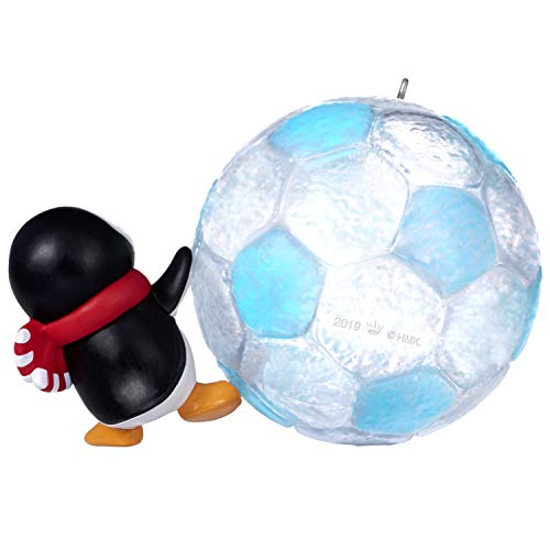 Hallmark Keepsake Christmas 2019 Year Dated Soccer Star Penguin DIY Personalized Ornament