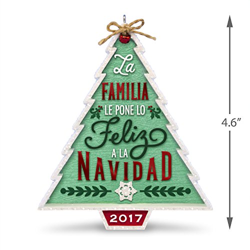 Hallmark Keepsake 2017 Nuestra Familia...Nuestra Navidad Dated Christmas Ornament