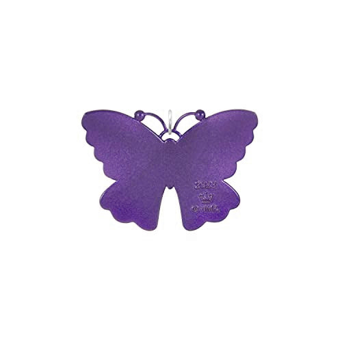 Hallmark Keepsake 1" Miniature Christmas Ornament, Mini Little Purple Butterfly, Gift for Her