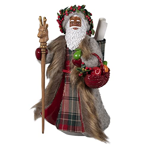 Hallmark Keepsake Plastic Christmas Ornament 2022, Black Father Christmas