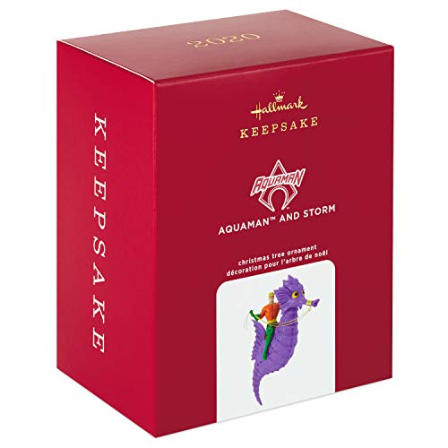Hallmark Keepsake Christmas Ornament 2020, DC Comics Aquaman and Storm