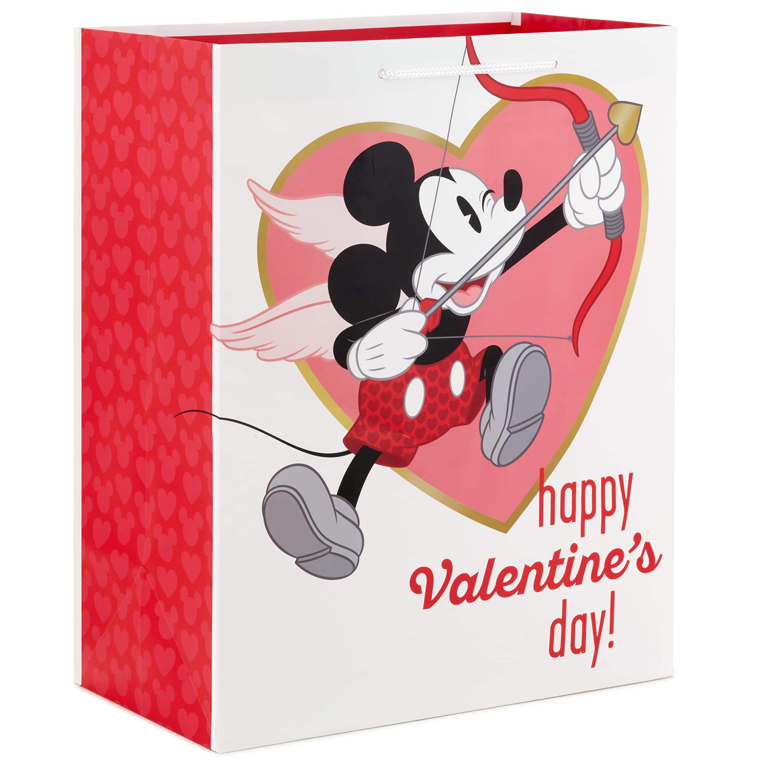 Hallmark 13" Large Mickey Mouse Gift Bag for Valentine's Day