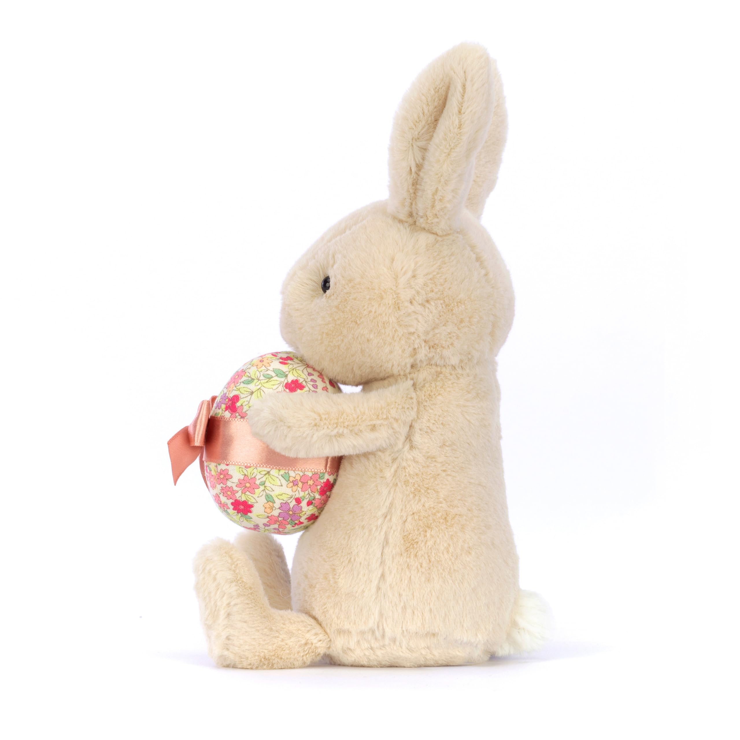 Jellycat Bonnie Bunny with Egg Stuffed Animal, 7 inches | Rabbit and Bunny Plush Toy | Easter Gift and Décor