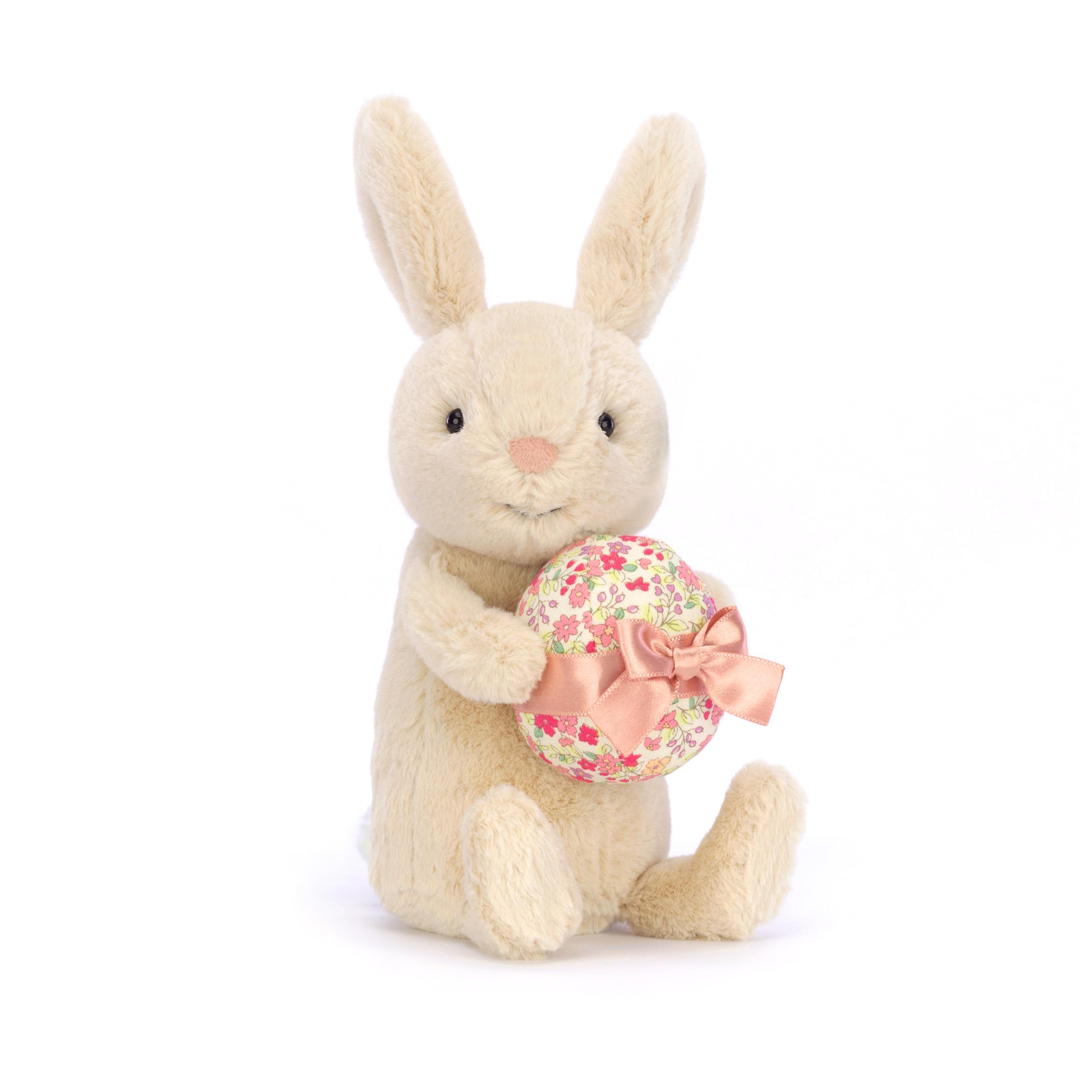 Jellycat Bonnie Bunny with Egg Stuffed Animal, 7 inches | Rabbit and Bunny Plush Toy | Easter Gift and Décor