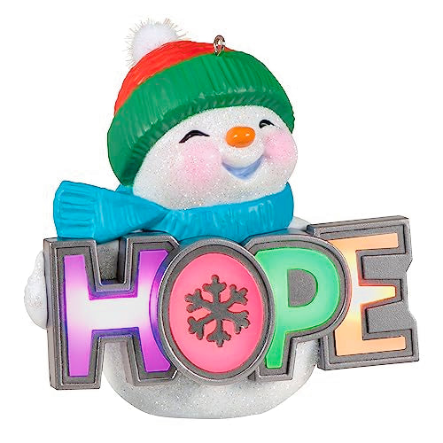 Hallmark Keepsake Christmas Ornament 2023, Skating Snowball and Tuxedo Ornament with Motion, Snowman Gifts