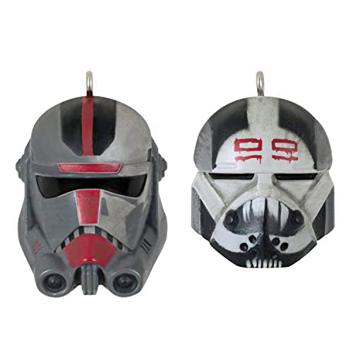 Hallmark Keepsake Miniature Christmas Ornaments 2023, Star Wars: The Bad Batch Hunter and Wrecker, Mini Set of 2