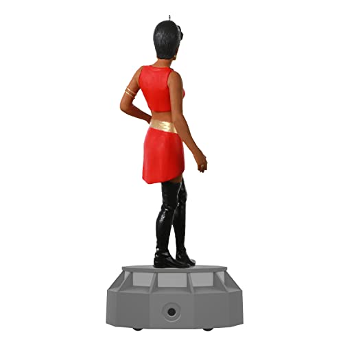 2020-Hallmark Keepsake Christmas Ornament, Star Trek Mirror, Mirror Collection Lieutenant Uhura, Storytellers Light and Sound