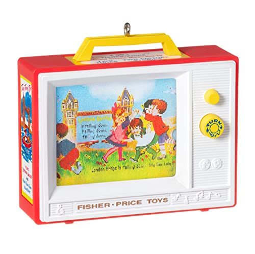 Hallmark Keepsake Christmas Ornament 2022, Fisher-Price Two Tune TV with Music