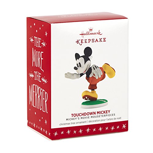 Hallmark Keepsake Disney Mickey's Movie Mouseterpieces #5 "Touchdown Mickey" Holiday Ornament