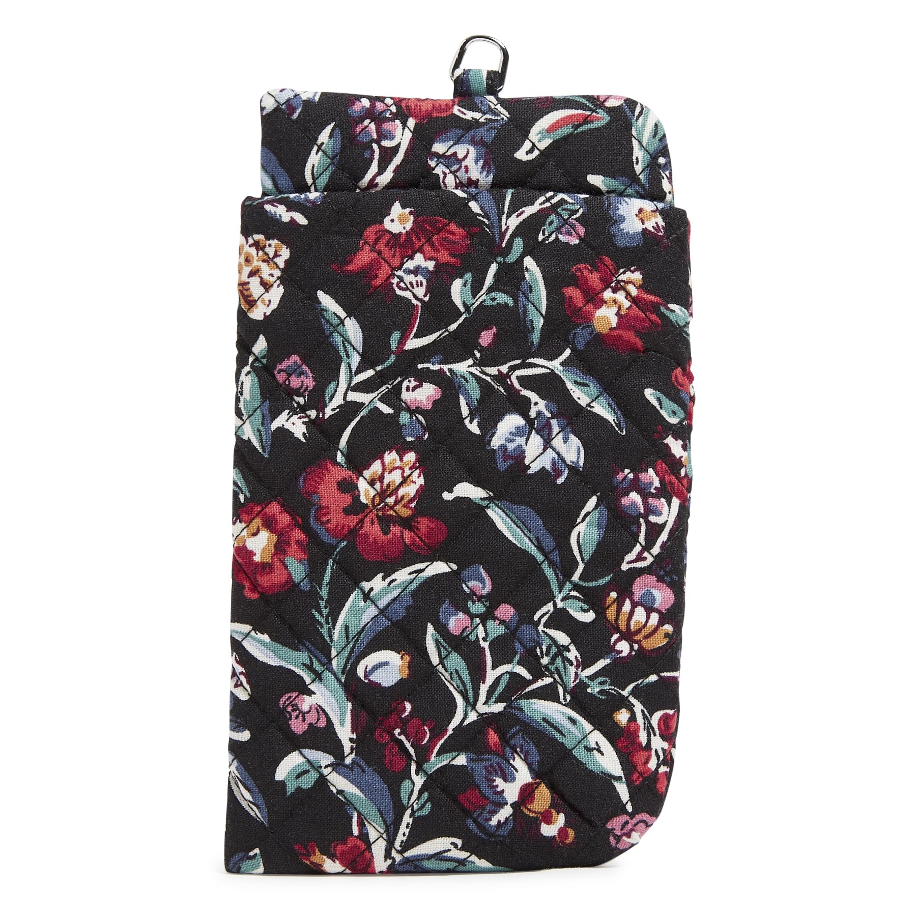 Vera Bradley Women's Cotton Double Glasses Case, Perennials Noir, One Size
