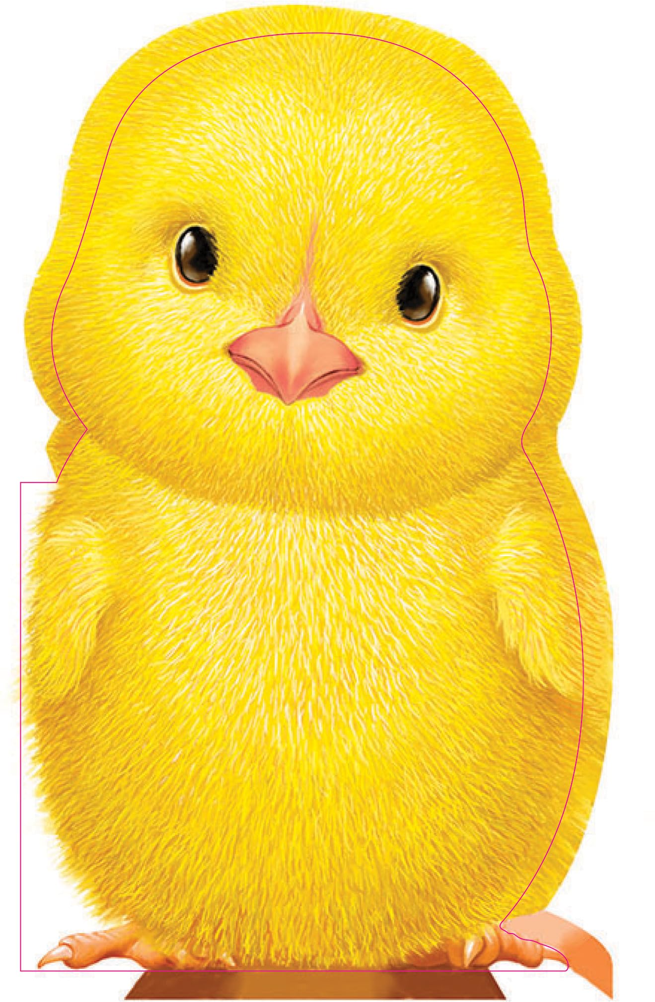 Furry Chick: A Mini Touch and Feel Book for Baby and Toddler