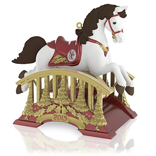 Hallmark Keepsake Ornament Santa Certified Rocking Horse 2015
