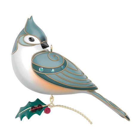 2022 Hallmark Keepsake Ornament Lady Tufted Titmouse "The Beauty of Birds"