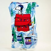 Vera Bradley Peanuts Ski Slope Snoopy Plush Throw Blanket in Fleece