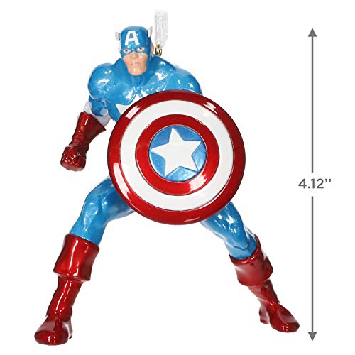 Hallmark Keepsake Keepsake Ornament, America, Metal Captain