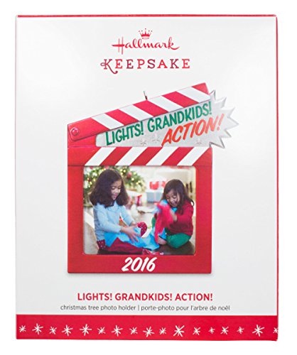 Hallmark Keepsake Ornament Grandkids Clapboard Photo Holder 2016