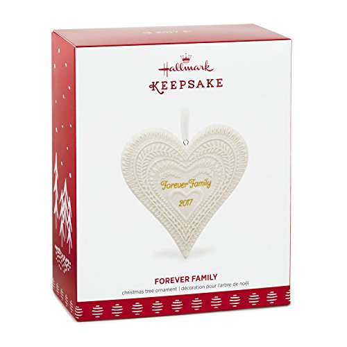 Hallmark Keepsake 2017 Forever Family Porcelain Dated Christmas Ornament