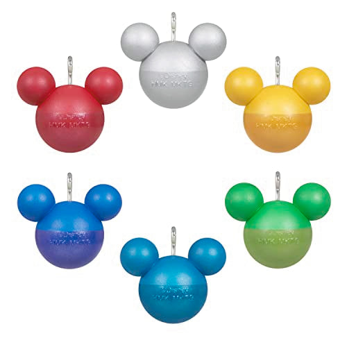 Hallmark Keepsake Miniature Christmas Ornaments 2023, Disney Mickey Mouse, Mini Set of 6, Gifts for Disney Fans