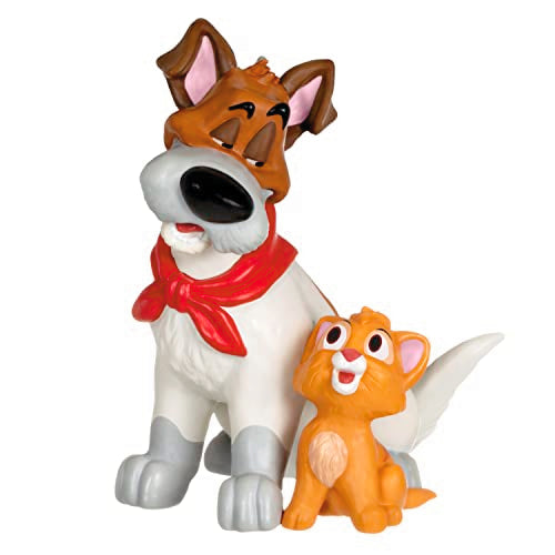 Hallmark Keepsake Christmas Ornament 2023, Disney Oliver and Company 35th Anniversary Oliver and Dodger, Gifts for Disney Fans