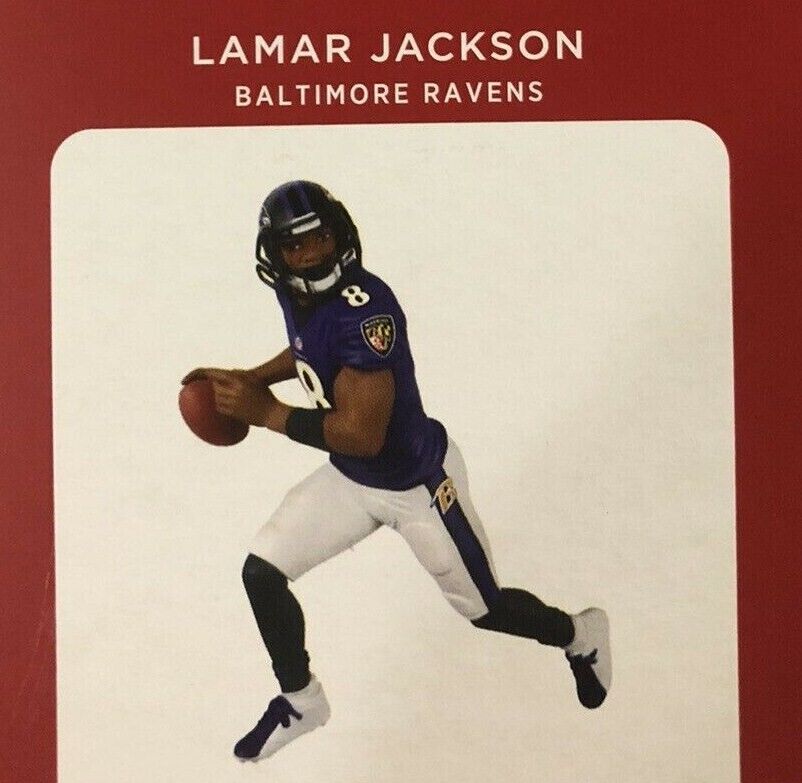 Hallmark Keepsake Lamar Jackson - Baltimore Ravens Christmas Tree Ornament - 2021