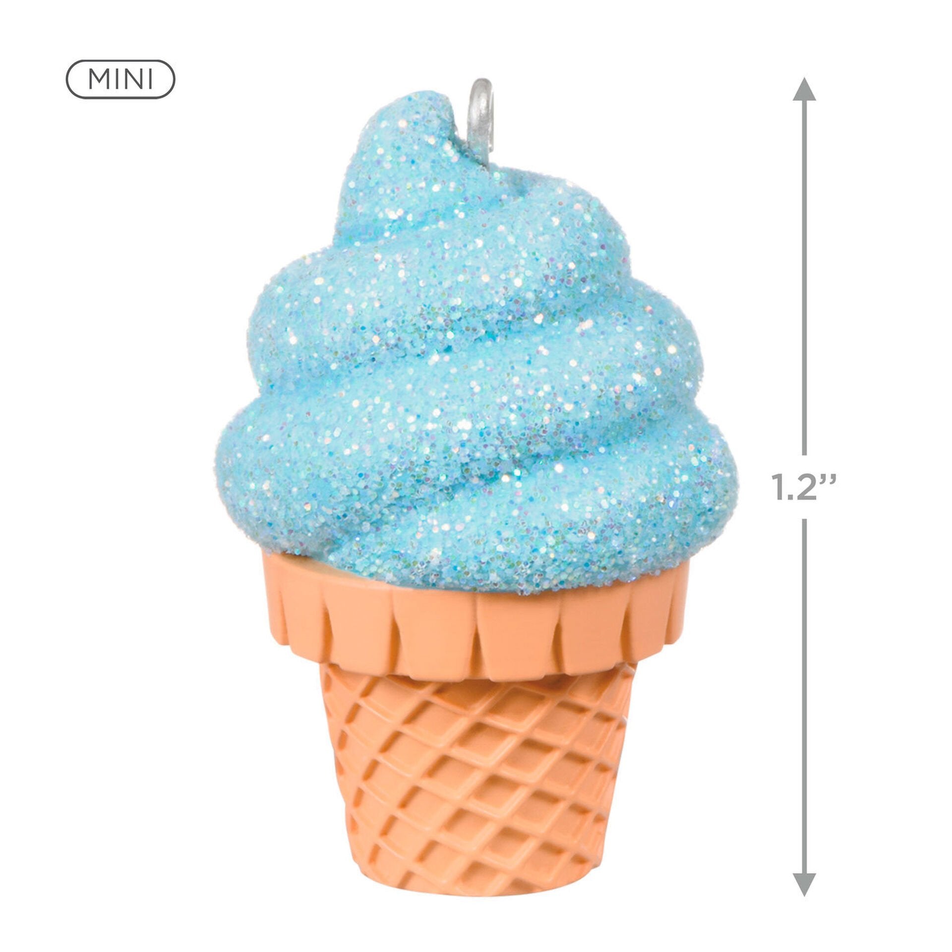 Hallmark Keepsake -2-22 MINI - MINI Ornament "Sparkly Soft Serve"