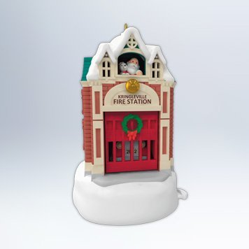Hallmark Keepsake Ornament Kringleville Fire Station 2012