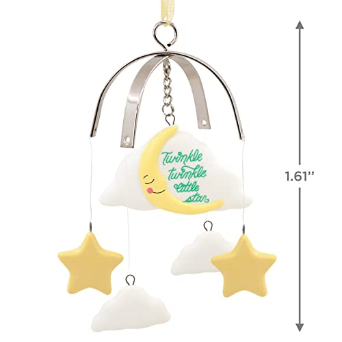 Hallmark Signature "Twinkle twinkle little star" . For your new shooting star! Baby Mobile Ornament.