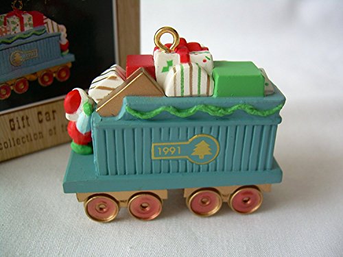 Hallmark Keepsake Miniature Ornament Gift Car Claus and Co. RR Series 1991