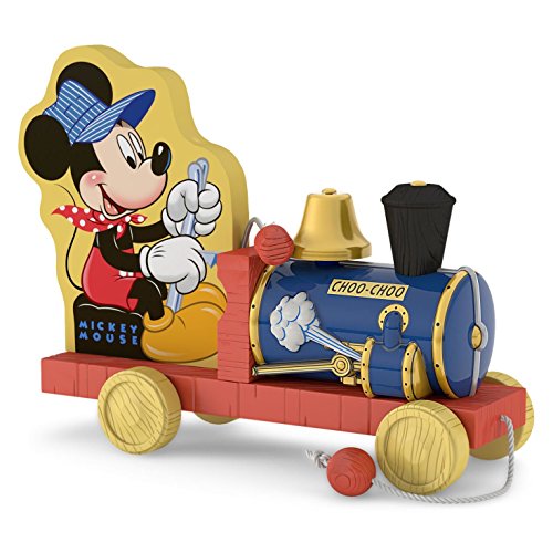 Hallmark 2016 Choo-Choo Mickey Mouse Train Ornament