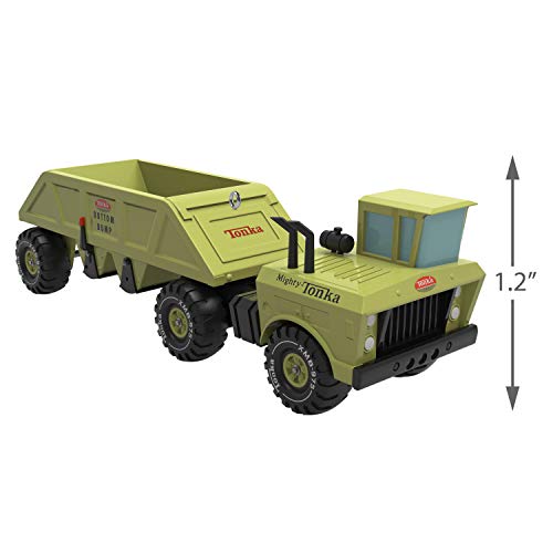 Hallmark Keepsake Christmas 2019 Year Dated Mighty Bottom Ornament, Tonka Dump Truck