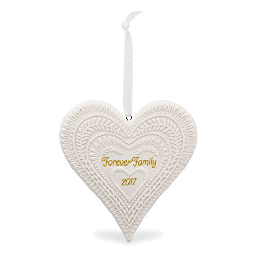 Hallmark Keepsake 2017 Forever Family Porcelain Dated Christmas Ornament