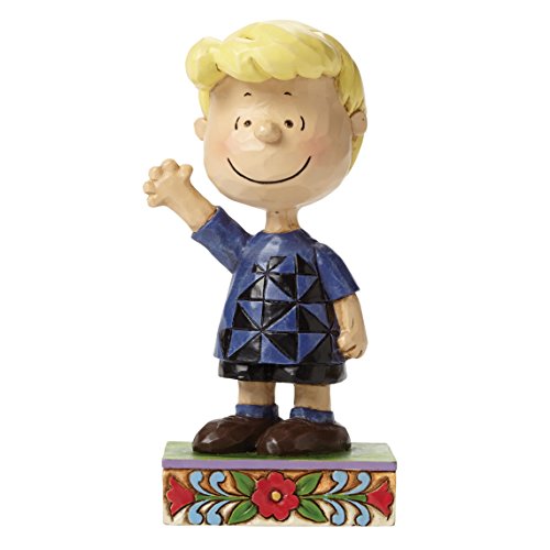 Enesco Jim Shore Peanuts Schroeder Personality Pose Figurine, 4.75"