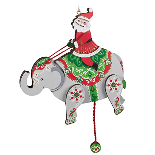 Hallmark Keepsake Christmas Ornament 2020 Year-Dated, Santa with Elephant